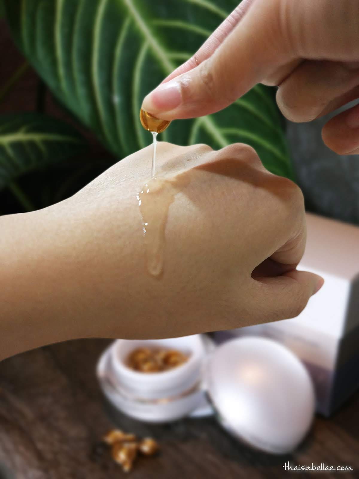Applying Cellnique Reversal Peptide Capsules